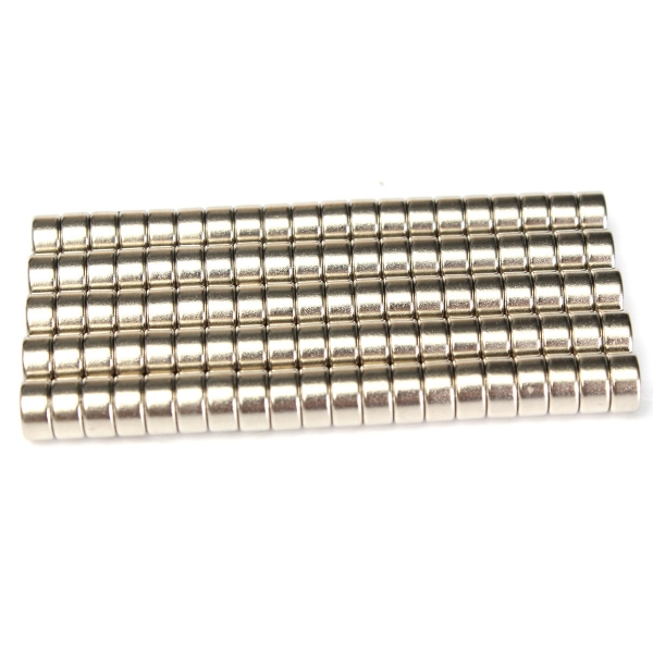 100pcs N52 6mm x 3mm starke Zylinder Magnet Rare Earth Neodym Magnet