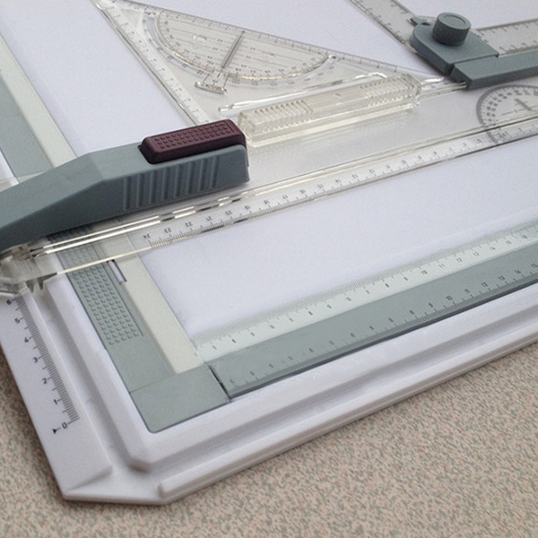  A3 Zeichenplatte Tisch mit Parallelführung und einstellbare Winkel 