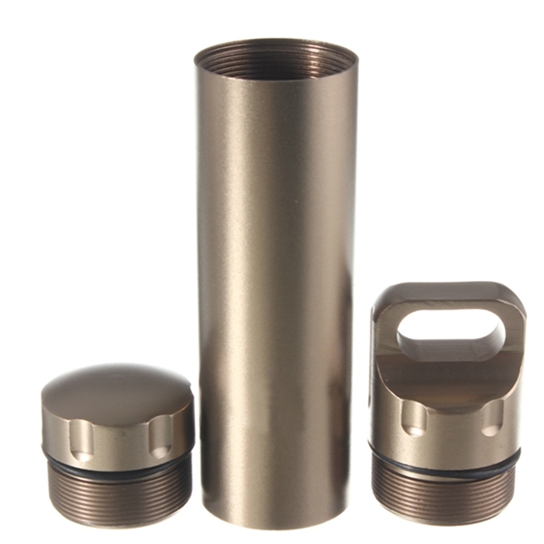 Unterwassergehäuse Container Capsule Seal Flaschen Halter Überlebens Notwerkzeug