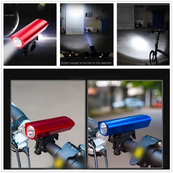 Wasserdichte Taschenlampe Radfahren Fahrrad Vorne LED Lampe Kopf Licht Frontscheinwerfer