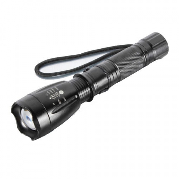 MECO XM-L T6 5 Modi 2000LM Zoomable LED Taschenlampe 18650 / AAA