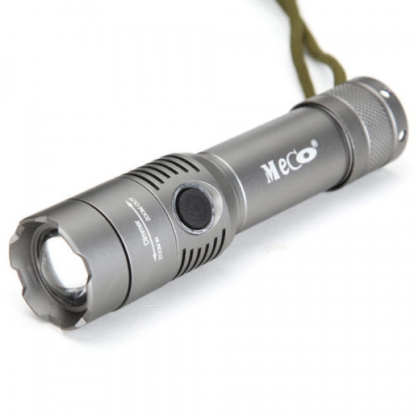MECO XM-L T6 2000LM 3Modi Zoomable LED Taschenlampe 18650 / AAA