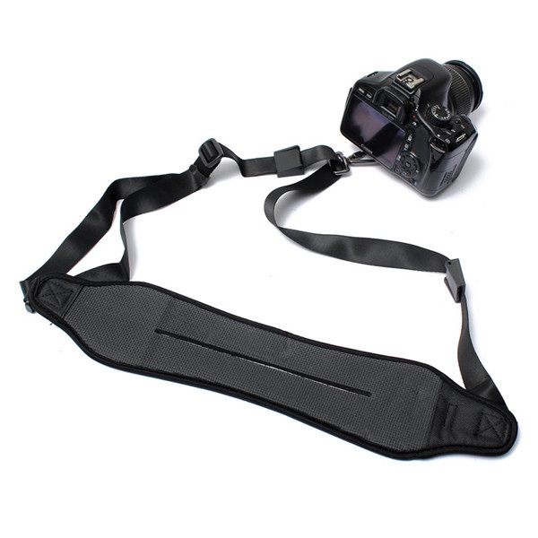 Nylon Kamera Schulter Ansatz Bügel Gurt Riemen für Canon Nikon Sony DSLR Schwarz