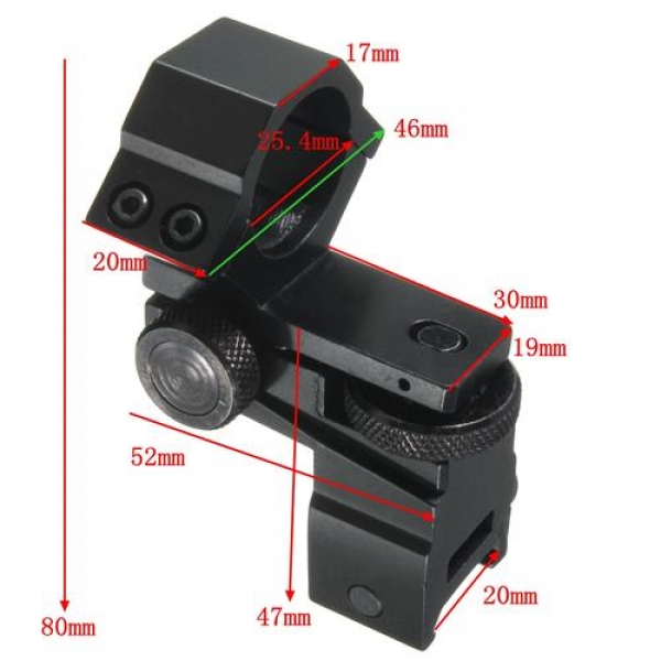 Einstellbare Scope Taschenlampen Laser Berg Elevation Windangriffs