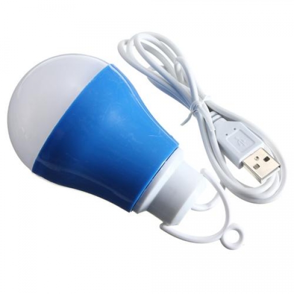 5W beweglicher Haken LED Bulb USB Licht Leselampe für Camping Laptop PC Energien Bank DC5V