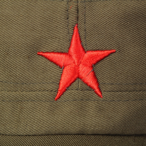 Unisex Red Star Cotton Armee Cadet Military Cap Adjustable Hat
