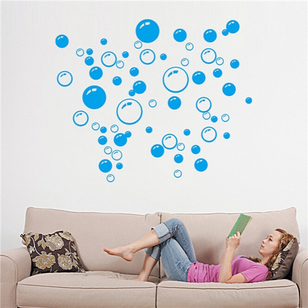 Abnehmbare Bubbles DIY Art Wandtattoo Home Decor Wandaufkleber Bathroom Room