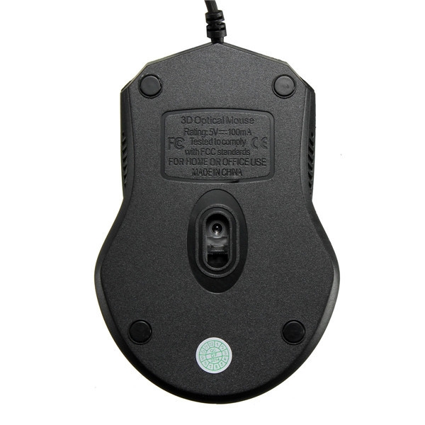MS-A3 USB verdrahtete 3 Buttons1000DPI optische kabelgebundene Maus