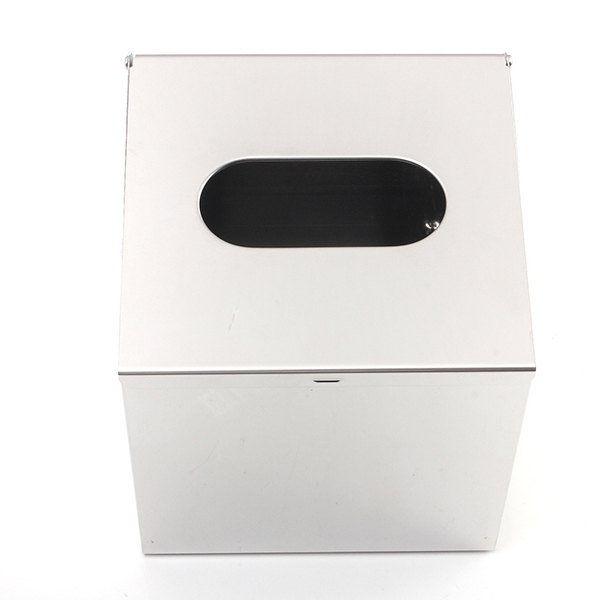 Cube Edelstahl Toilettenpapier Tissue Box Behälter Kasten Papierhalter