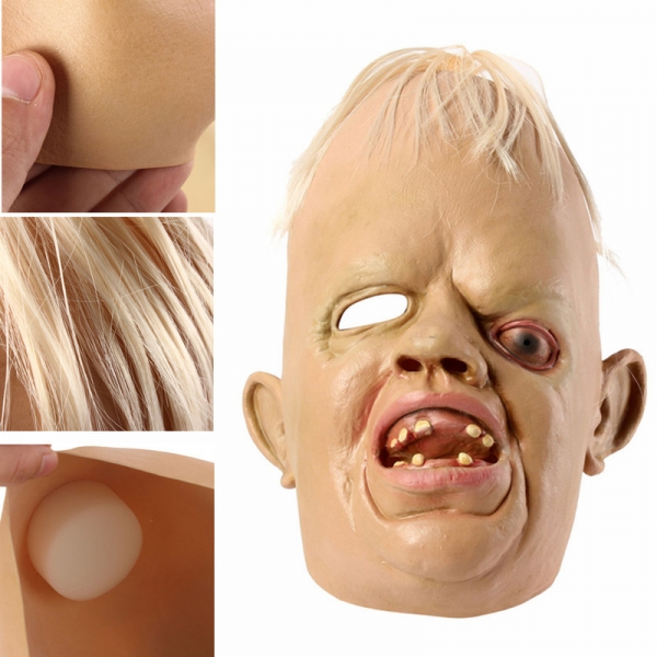 Cyclopia Bucktooth Latex Maske Horrible Mask Halloween Versorgungs