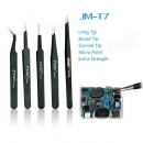 JAKEMY JM-T7-15 Edelstahl DIY elektronische Curved End Pinzette Pinzetten Wartungswerkzeuge