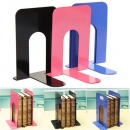 3 Farbe ein Paar L-Shaped Anti-Rutsch-Buchstützen Metall Regal Buch-Kasten-Halter