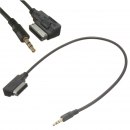 Ami mmi zu männlichem 3.5-Mm-Audioaux mp3 Adapterkabel für den audi a3/a4/a5/a6/q5 vw mk5