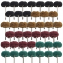 40pcs 25mm Schleifmaschine Polieren Polieren Räder Set für Dremel