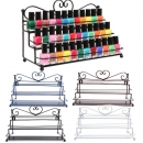 3 Tiers Leichtmetallnagellack Anzeige Organizer Zahnstangen Stand Kosmetik Make up