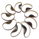 10pcs 770x24mm Zirkonoxid Schleifschleifbänder für Schleif Wood Work
