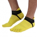 Männer fünf Zehen Socken Baumwolle reine gasdurchlässige Sport Laufen Finger Socken