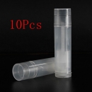 10Pcs Leere klare Lippenbalsam Tubes Container Kleine Transparente Lippenstift Flasche