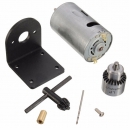 12-24V Drehbank Drücken Motor mit Bohrfutter und Montagewinkel