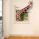 3D Schöne Giraffe Wandaufkleber Aufkleber Tier Tapete Wohnzimmer Wohnkultur Kunst Wand