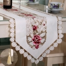 Pastoral Blumen Tischläufer Tischdecke Schreibtisch Abdeckung mit Quaste Hochzeit Festival Dekor