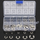 120 Stück Edelstahl E-Clip Assortment Kit 