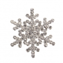 Snowflake Strass Kristalllegierungs Brosche für Frauen