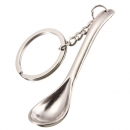 Mini Silver Spoon Anhänger Schlüsselanhänger Schlüsselanhänger Tasche Decor