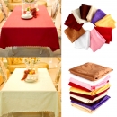 120cm Polyester Absorbent Platz Tischdecke für Hotel Restaurant Hochzeits Dekor