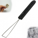 Tasten Tastenkappe Puller Key Cap Remover mit Entladen Stahl Reinigungswerkzeug 