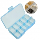 10 Slots Abnehmbare Pill Box Einstellbare Nagel Dekoration Fall Cosmetic Organizer Fach Lagerung