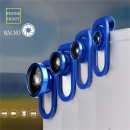 3 in 1 Universal Clip Lens Kits Fisheye Wide Angle Macro Mobile Phone Lens For iPhone Smartphones