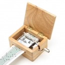 DIY Handkurbel Spieluhr Holzkiste mit Locher Und Papier Band