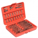 100pcs Chrom Vanadium Sicherheit Schraubendreher Manipulationssicher Torx Hex Bit Set W / Case