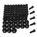 75pcs Bolzen Schraube Toppers Abdeckkappen für Harley Davidson Dyna Softail Twin Cam