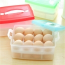 Plastikküche Kühlschrank Kühlschrank Eier Halter Aufbewahrungsbox Organizer Case Container