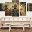 Frameless Huge Buddha Abstrakt Leinwand Ölgemälde Moderne Kunst Ausgangswand  Dekoration