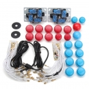 Arcade DIY Kits Teile USB Encoder Für PC Joystick Mit 20Pcs Tasten