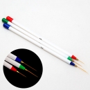 3pcs Acrylspitze Nagelkunstbürste ongle Liner Zeichenstift