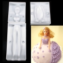 3pcs Neuheit Woman Body Shape Dekoration DIY Fondant Kuchen Formen 