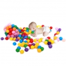 20 Stück bunte Kunststoff Ozean Kugel Baby Kind Spielwaren Schwimmen Pit