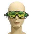 Grüne Linse regulierbare Brille des stieren Blicks eyewear beschirmt mit dem Licht