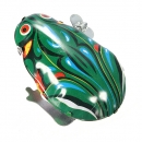 Weinlese-Metall Wind-up-Jumping Frog Clockwork Zinn Spielzeug Klassische Geschenk