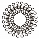 100pcs Angeln Rollen Schwenker Steckverbinder 50LB 