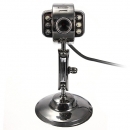 6 NetzkamerawebLED usb2.0 hd Nockenvideokamera mit der mic Nachtvision
