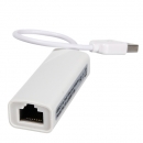 USB 2.0 zu rj45 schneller ethernet 10/100 Netz lan weiße Anschlusskarte