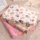 Haustier Tatzen Druck Hundewelpen Katze weiche Fleece Blanket Schlafmatte Winter