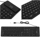 USB flexible faltbare Stille Silicon Tastatur für Tablet Computer 