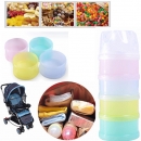Baby Kids 4 Schichten Milchpulver Kasten Flaschen Dispenser Travel Füttern Container