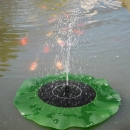 Solar Schwimmende Lotusblatt Brunnen Wasser Pumpen Garten Teich Dekoration